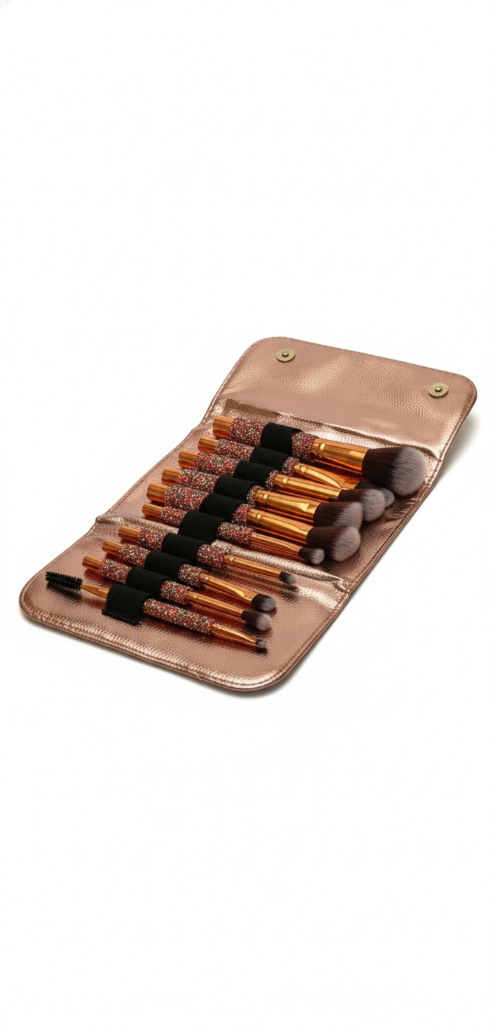 Bedazzled Make-Up Brush Set