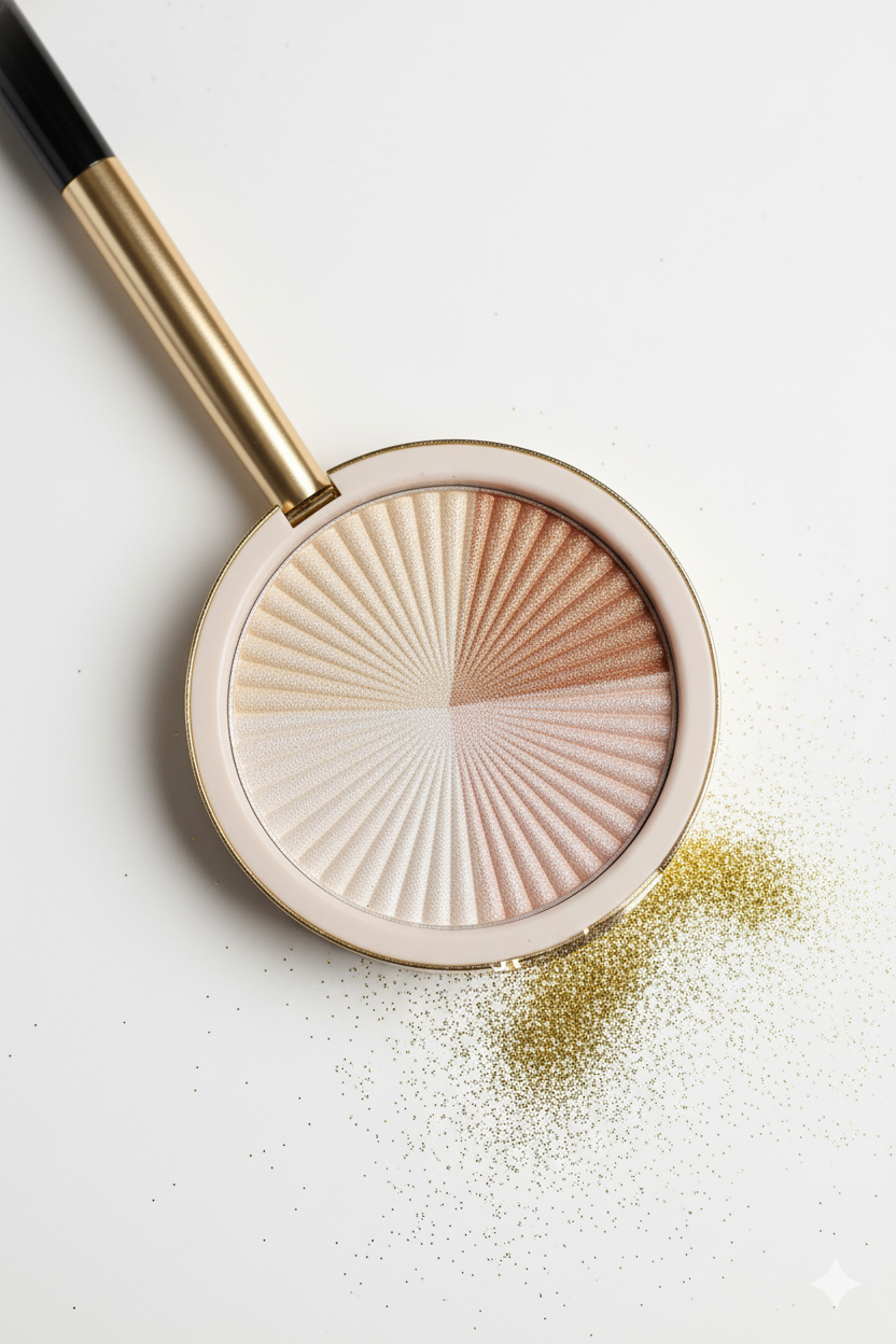 Luminous Mini Highlighter Palette — Glazed