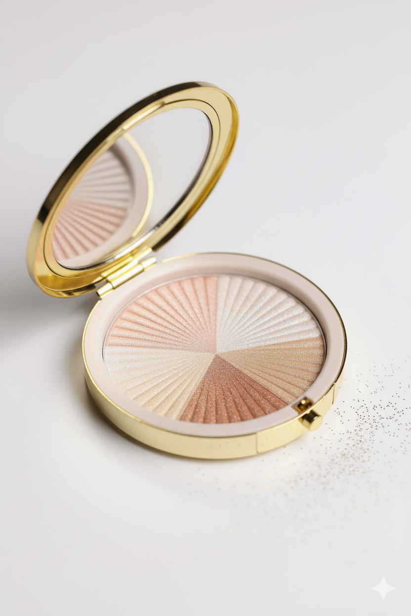 Luminous Mini Highlighter Palette — Glazed