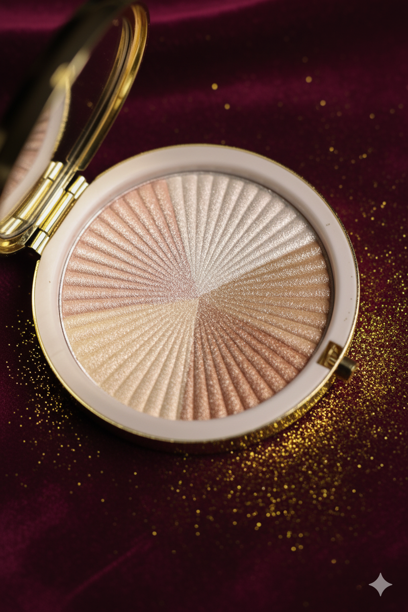 Luminous Mini Highlighter Palette — Glazed