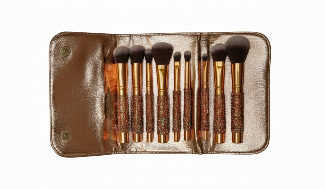 Bedazzled Make Up Brush Set