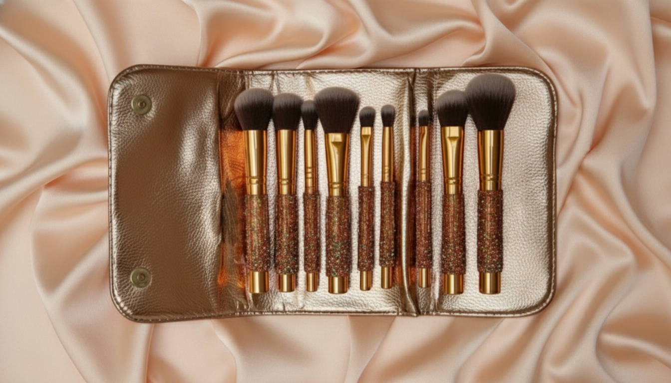 Bedazzled Make Up Brush Set